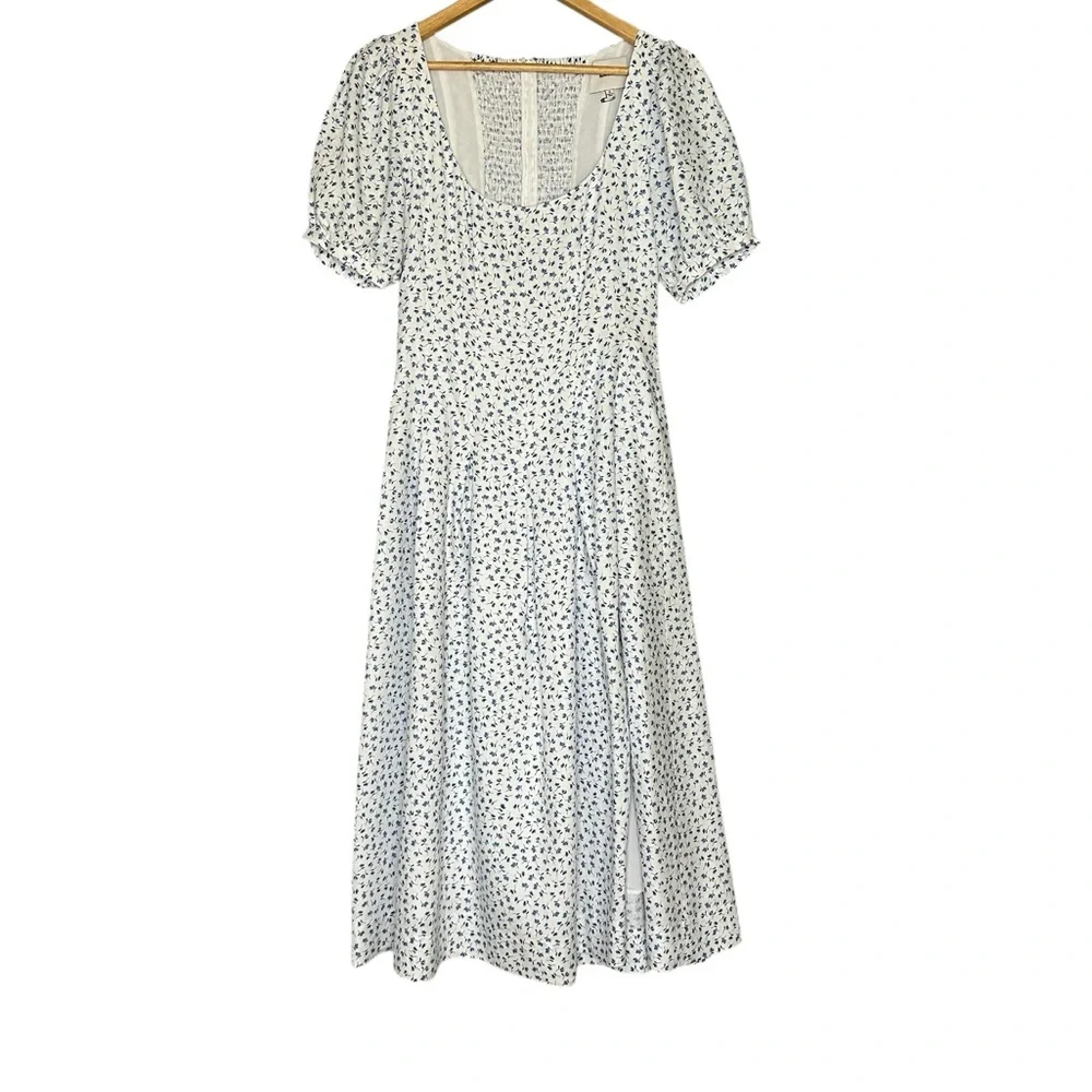Reformation Coucou Hanna Linen Dress. Sz: 8 - Picture 2 of 14